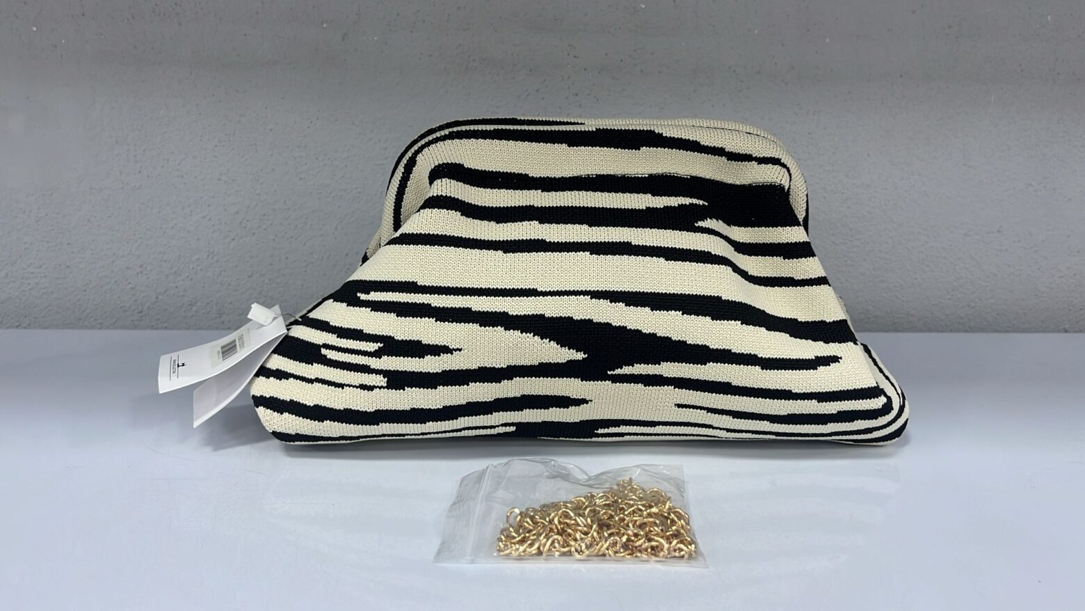 Bolso de punto cebra