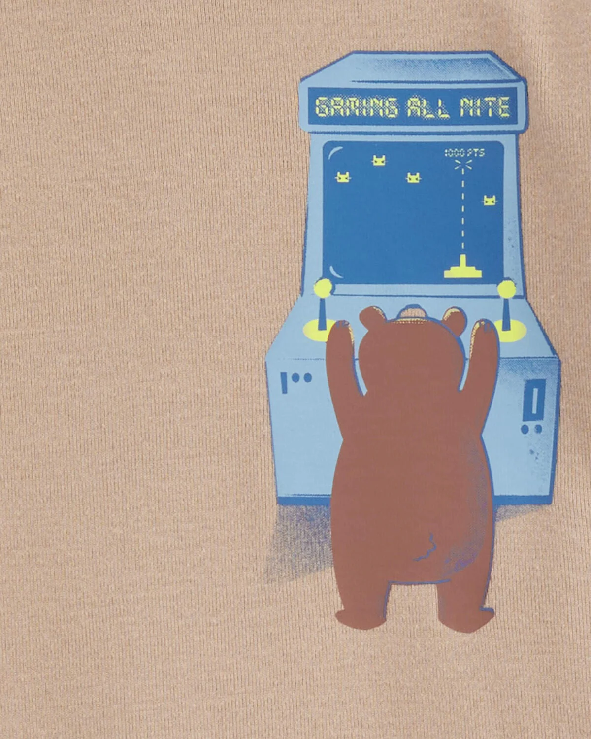 CARTERS BEBE NIÑO PIJAMA BEAR GAMER BLUE 4PK