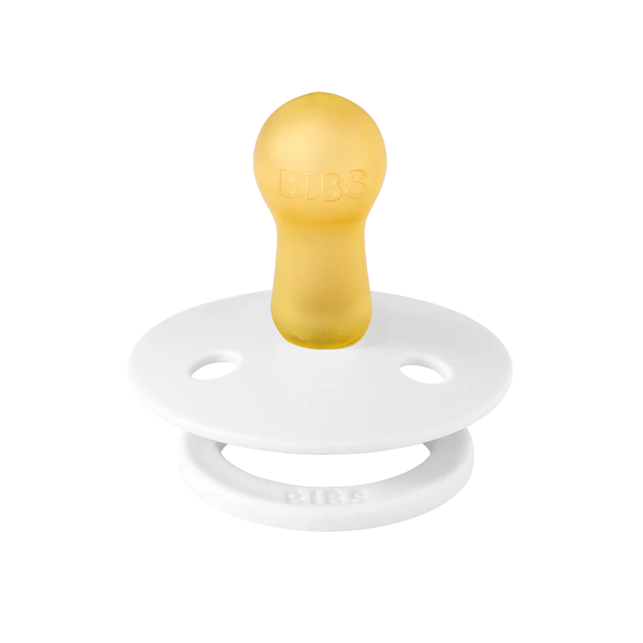 BIBS CHUPETE LATEX SIZE 1 WHITE/MINT 2PK