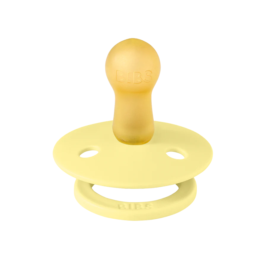 BIBS CHUPETE LATEX SIZE 1 SUNSHINE/PEACH SUNSET 2PK