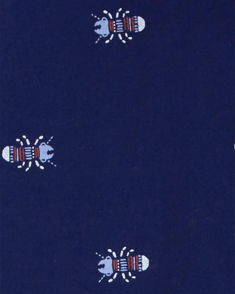 CARTERS NIÑO CAMISA NAVY PRINT BTTONDWN Y11731