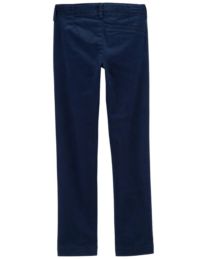 OSHKOSH NIÑO PANTALON FLAT FRONT BLUE Y12941