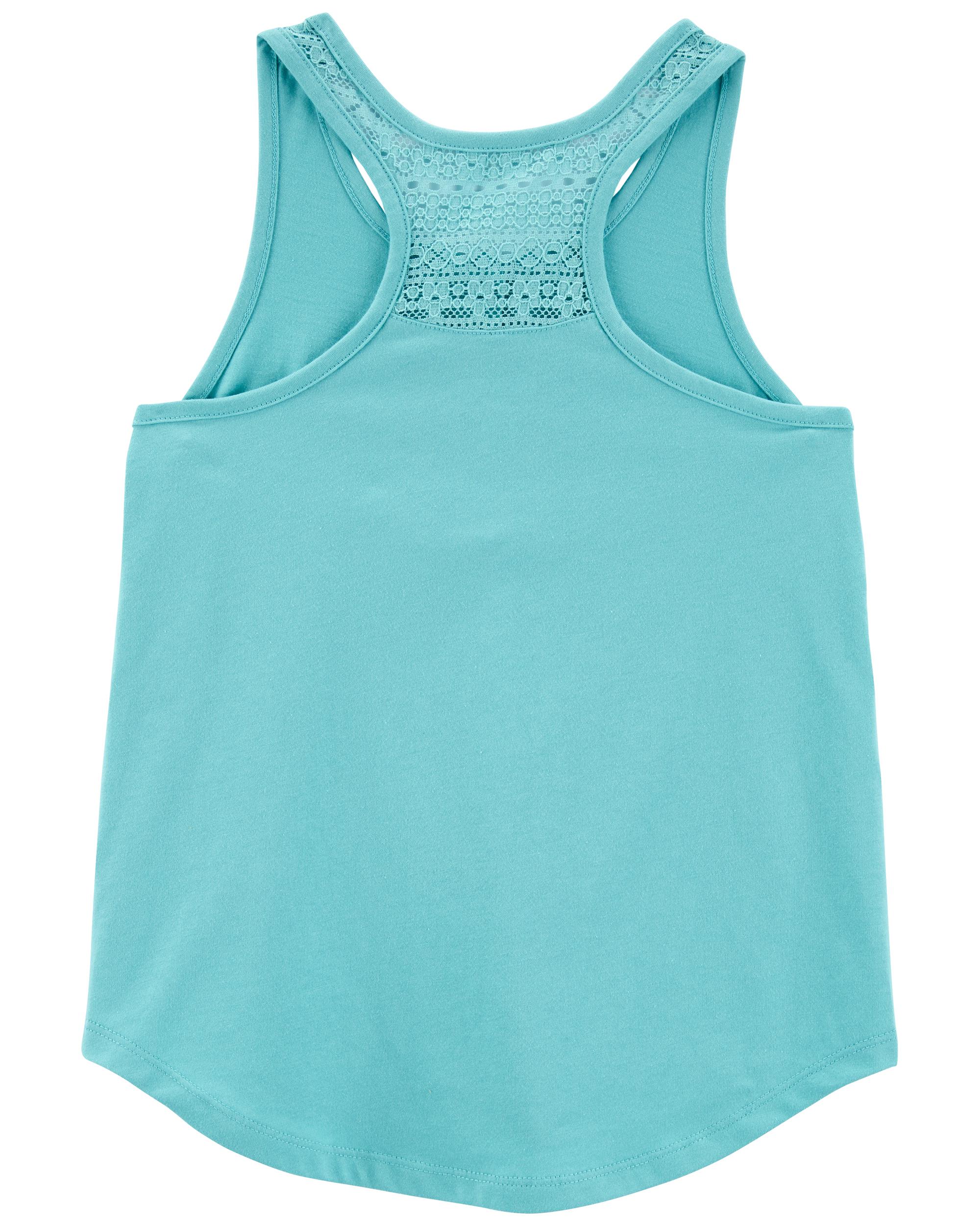 OSHKOSH NIÑA BLUSA CHALK TEAL Y12794