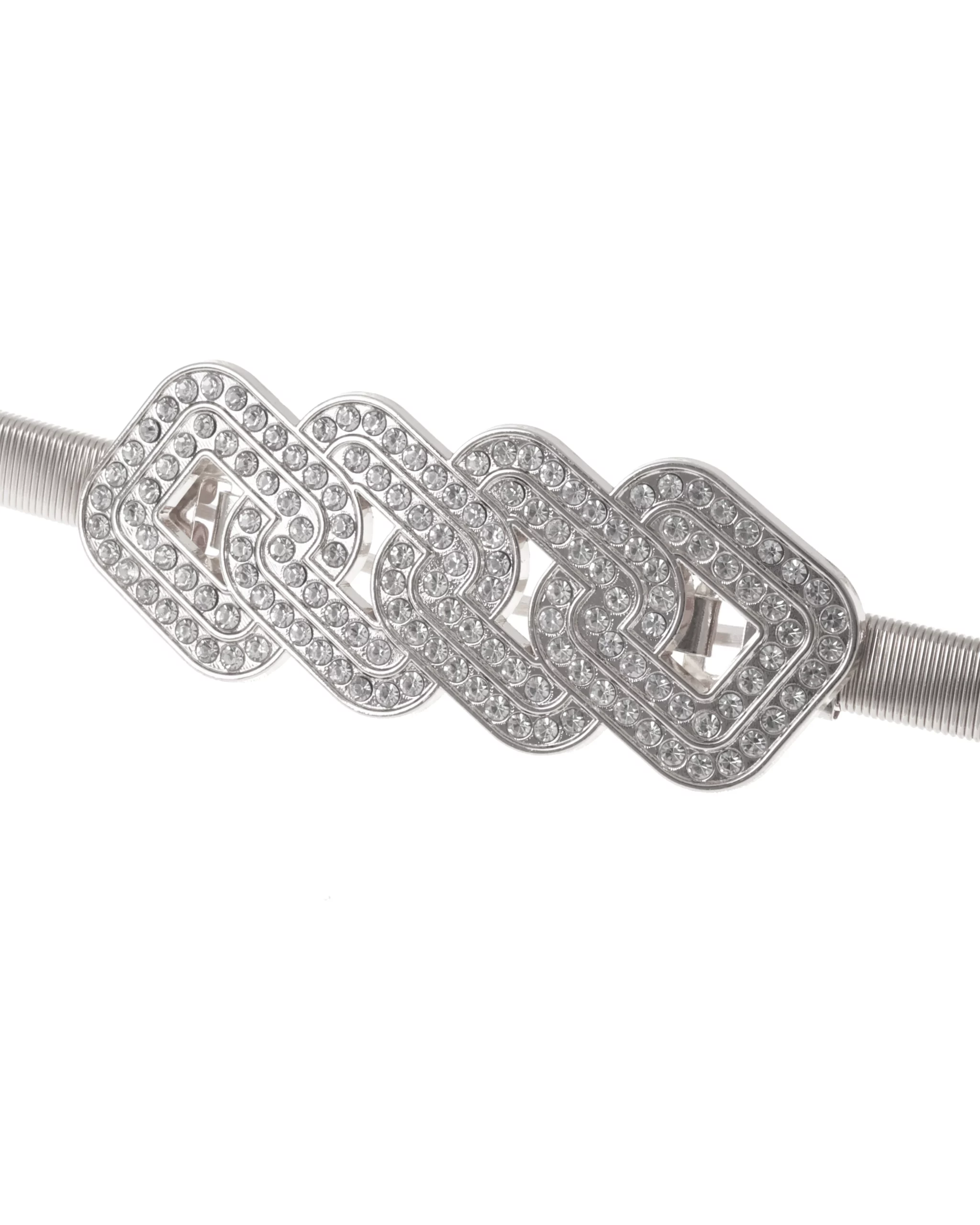 Cinturón Lesi plateada