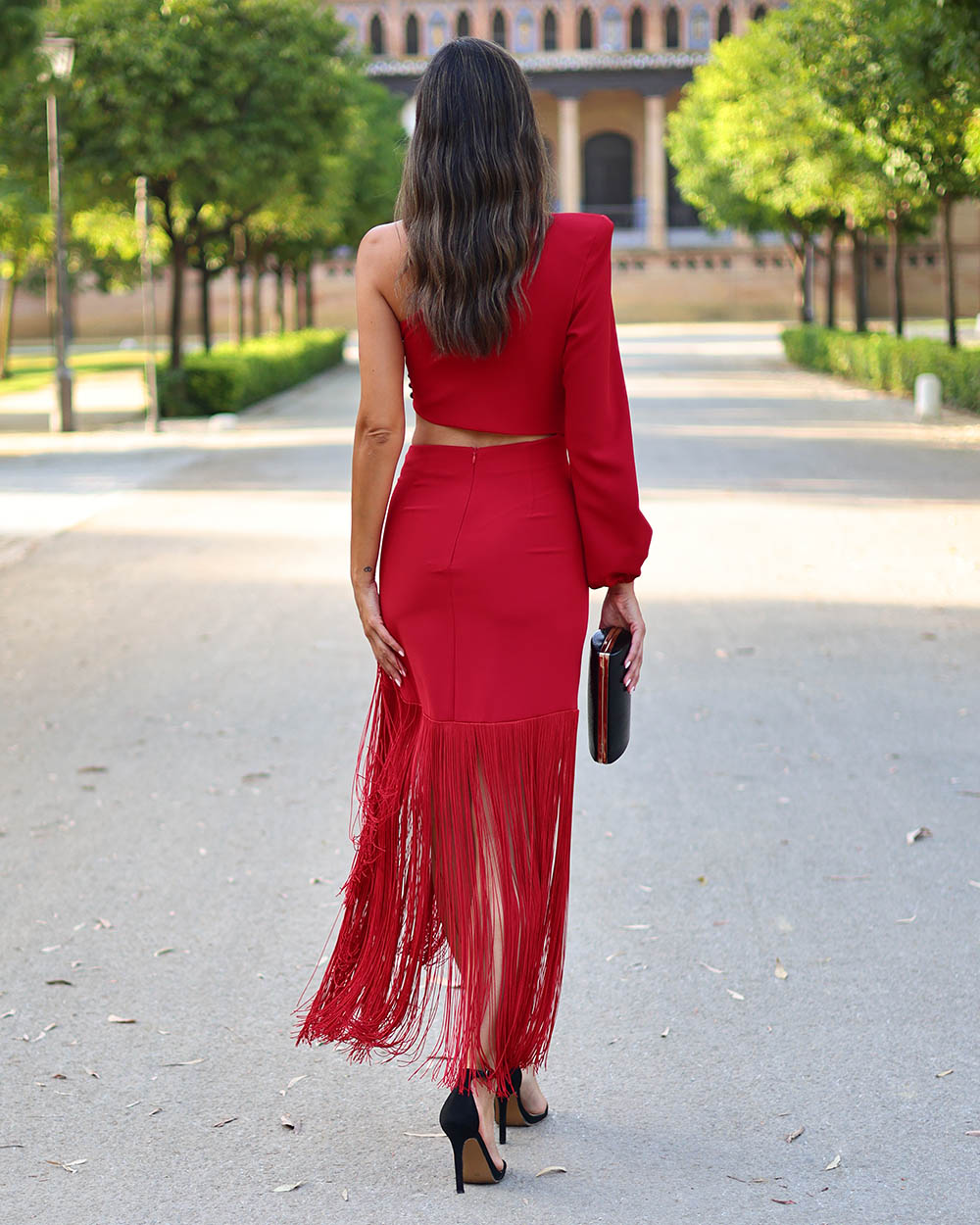 Vestido Macarena rojo