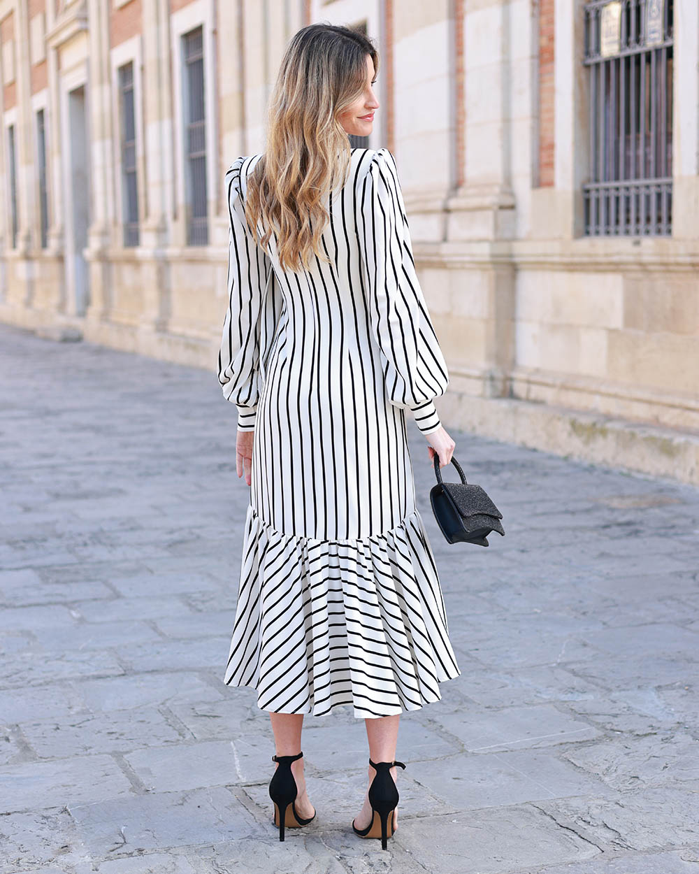 Vestido triana rayas negras-ULTIMAS TALLAS SIN REPOSICION