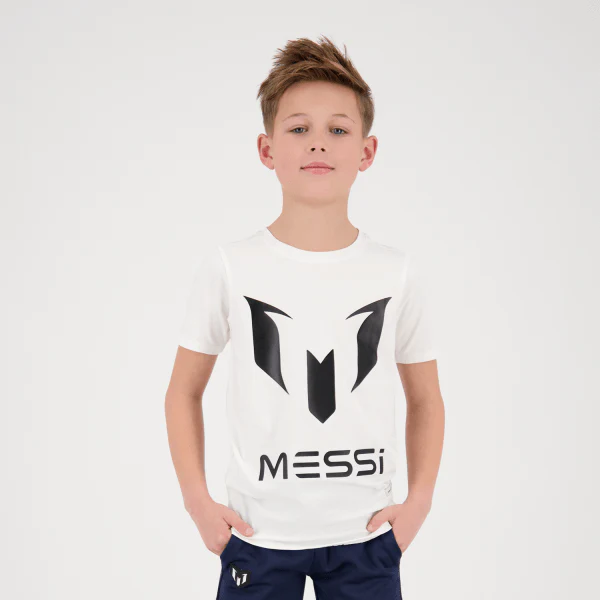 MESSI NIÑO TSHIRT MIASSI REAL WHITE