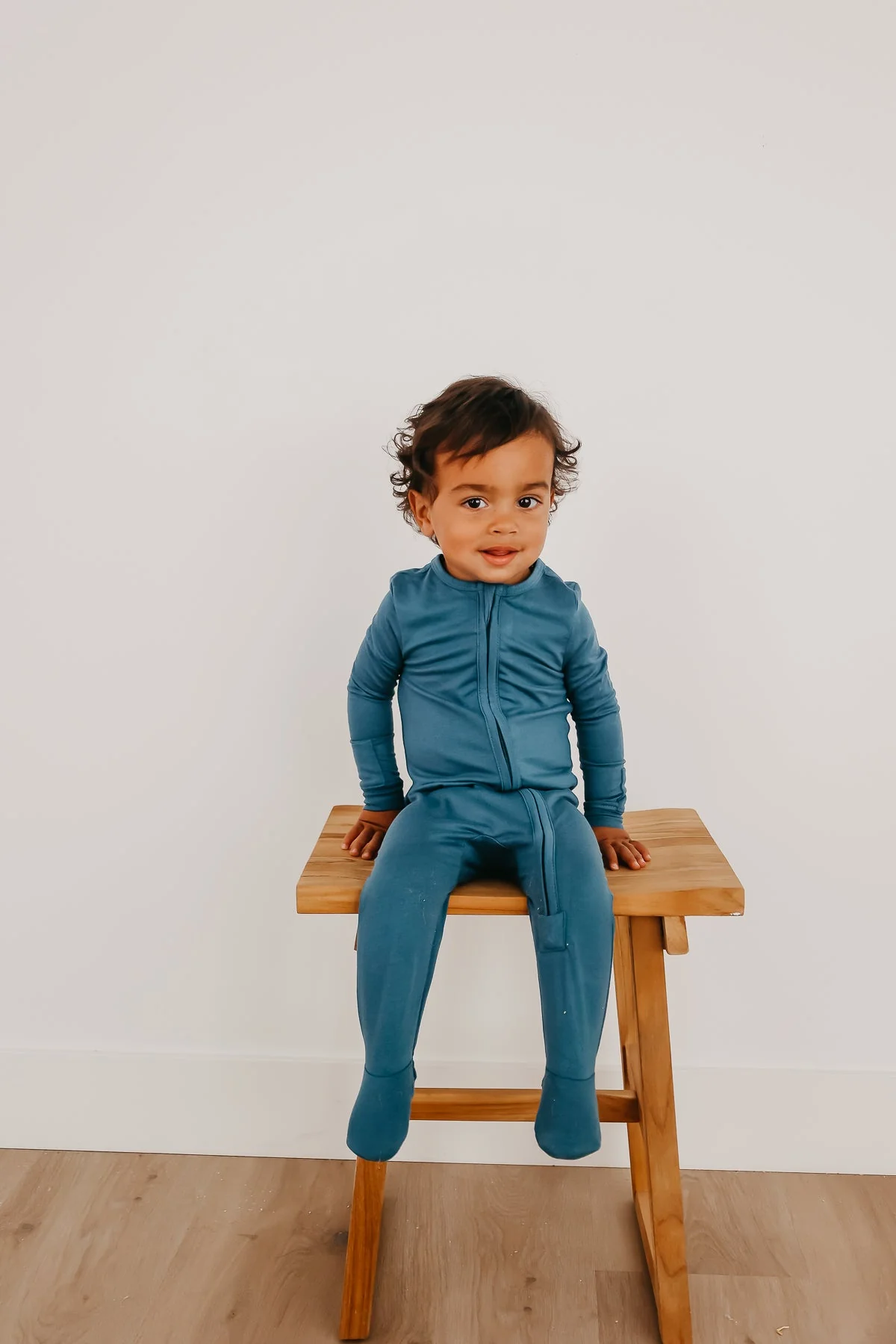 COPPER PEARL BEBE NIÑO PIJAMA STEEL ZIP-UP