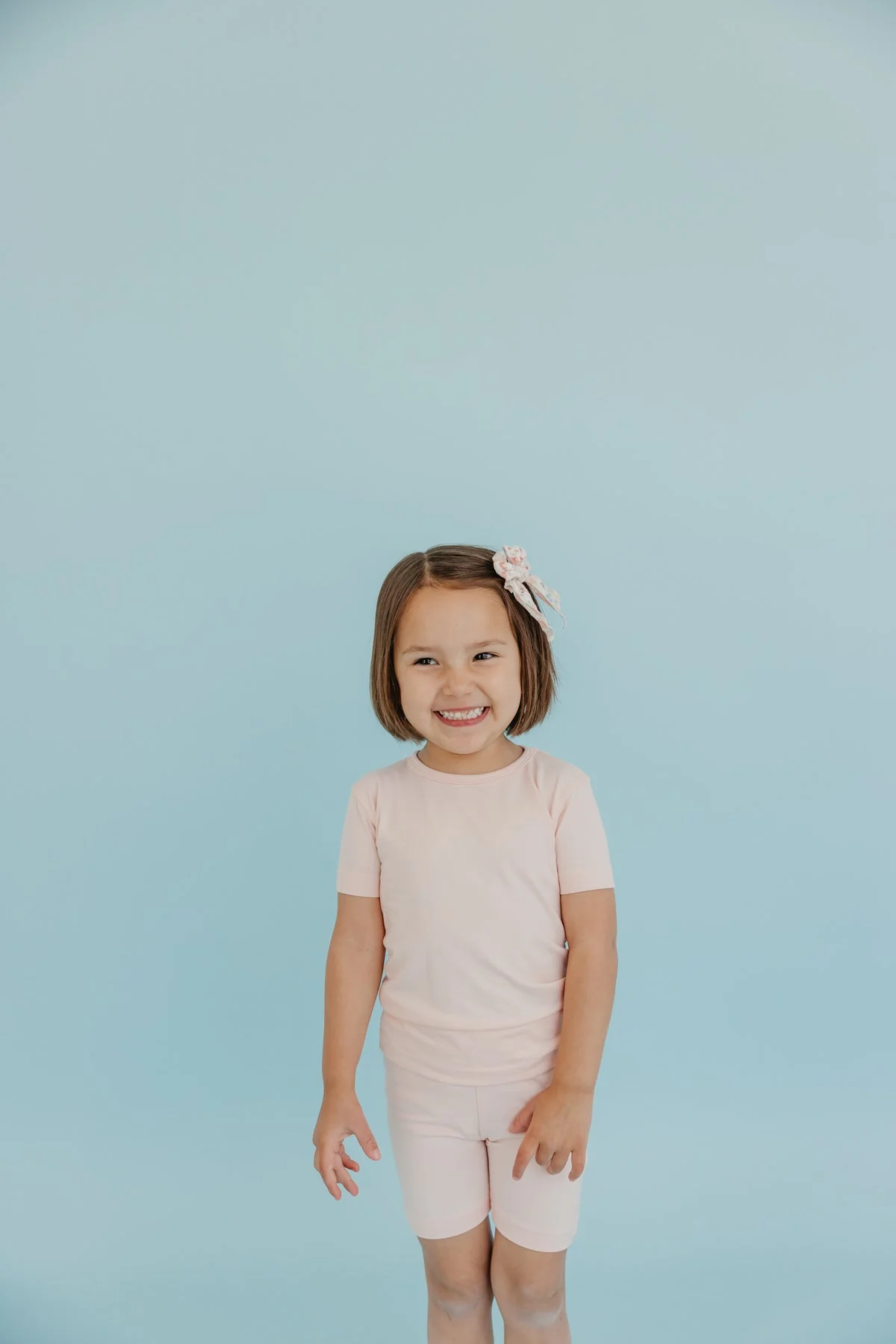 COPPER PEARL NIÑA PIJAMA BLUSH SHORT SLEEVE 2PK