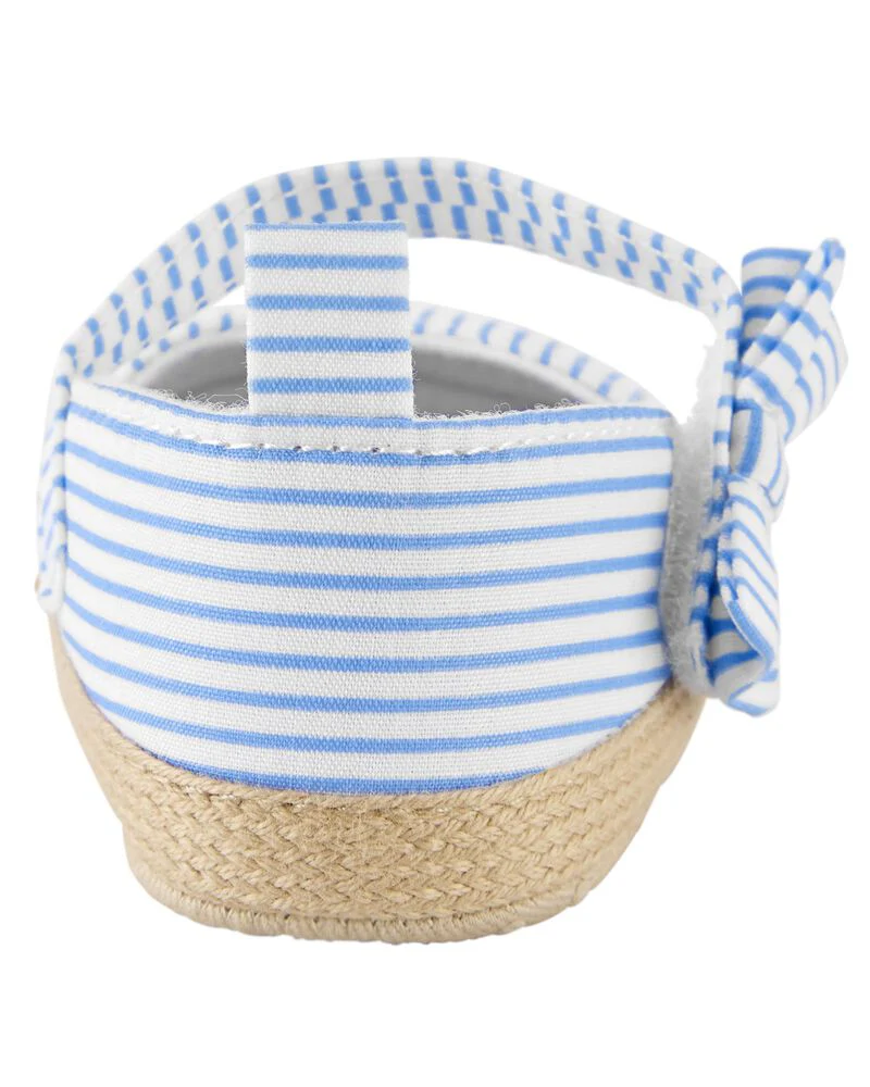 OSHKOSH BEBE NIÑA ZAPATO STRIPED ESPADRILLE Y12749