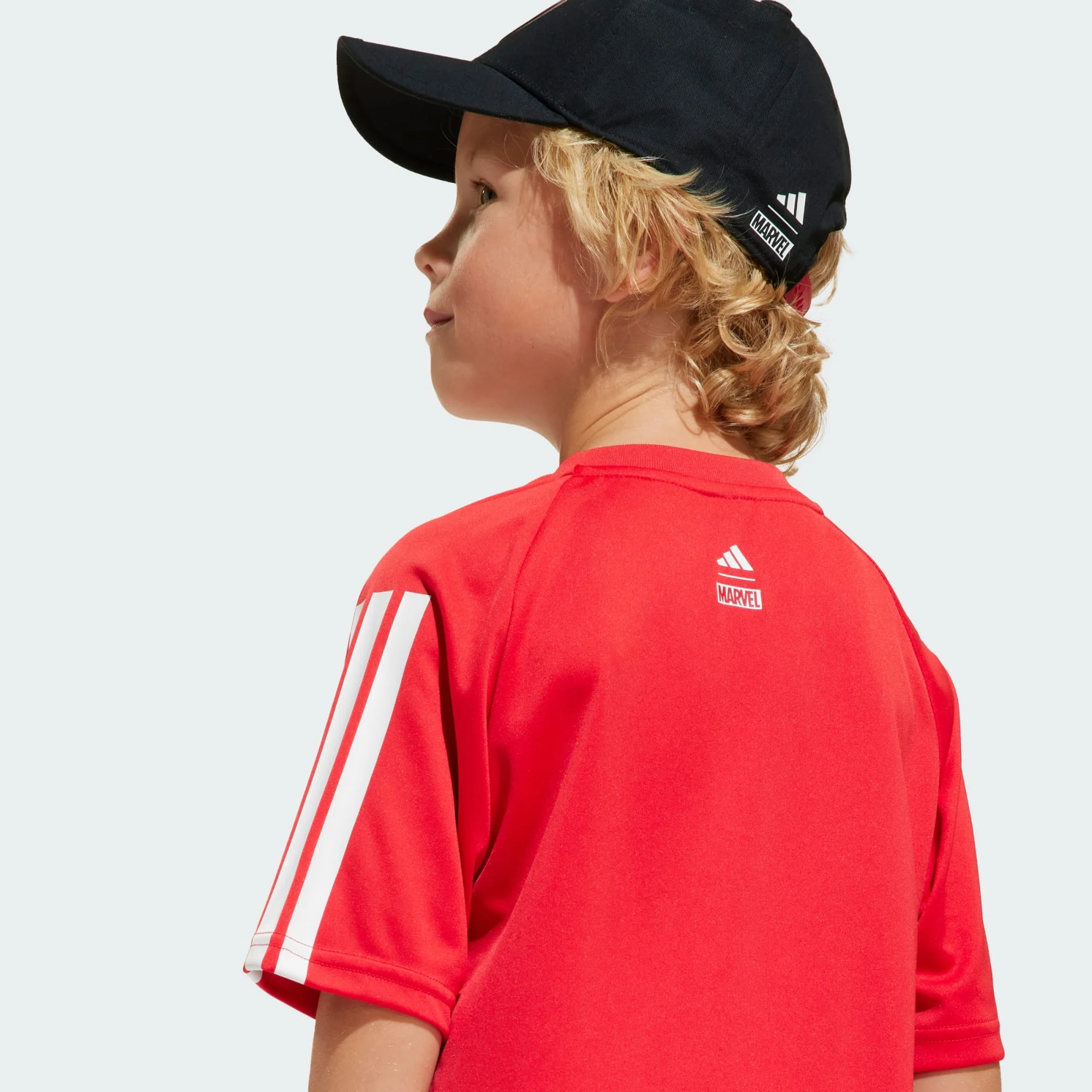 ADIDAS NIÑO TSHIRT LK MRVL SM T PURRUB/WHITE/MULTCO - Imagen 3