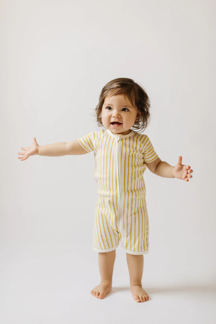 PEHR BEBE NIÑA PIJAMA STRIPES AWAY MARIGOLD Y12997