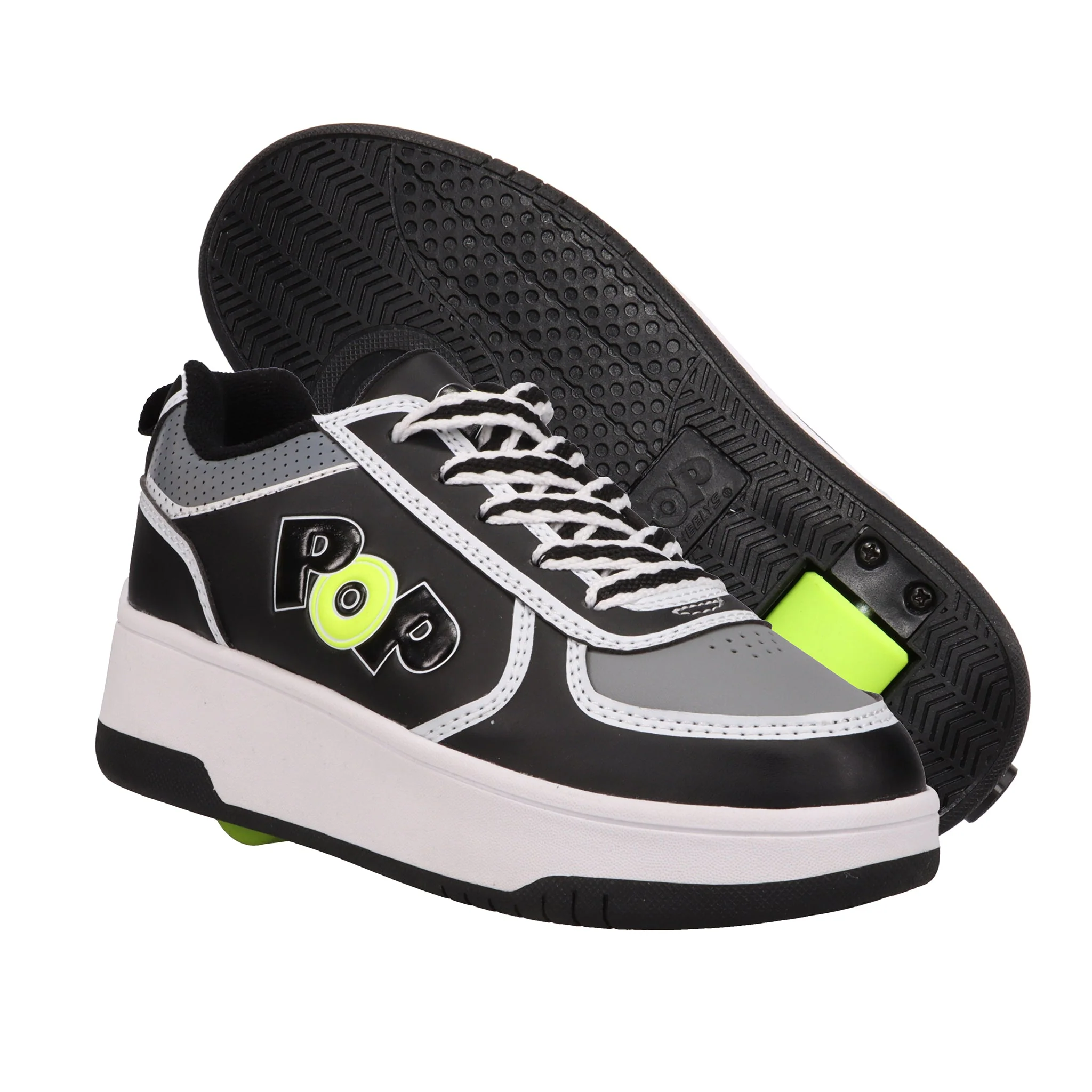 HEELYS NIÑO ZAPATILLA STRIKE BLACK/GREY/YELLOW