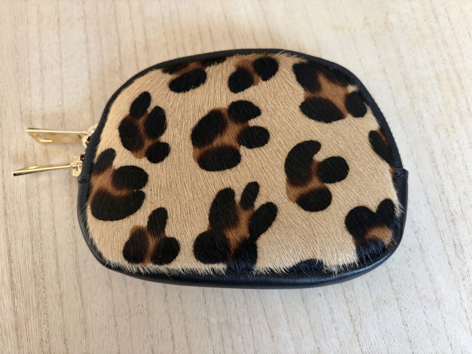 Monedero pelito animal print