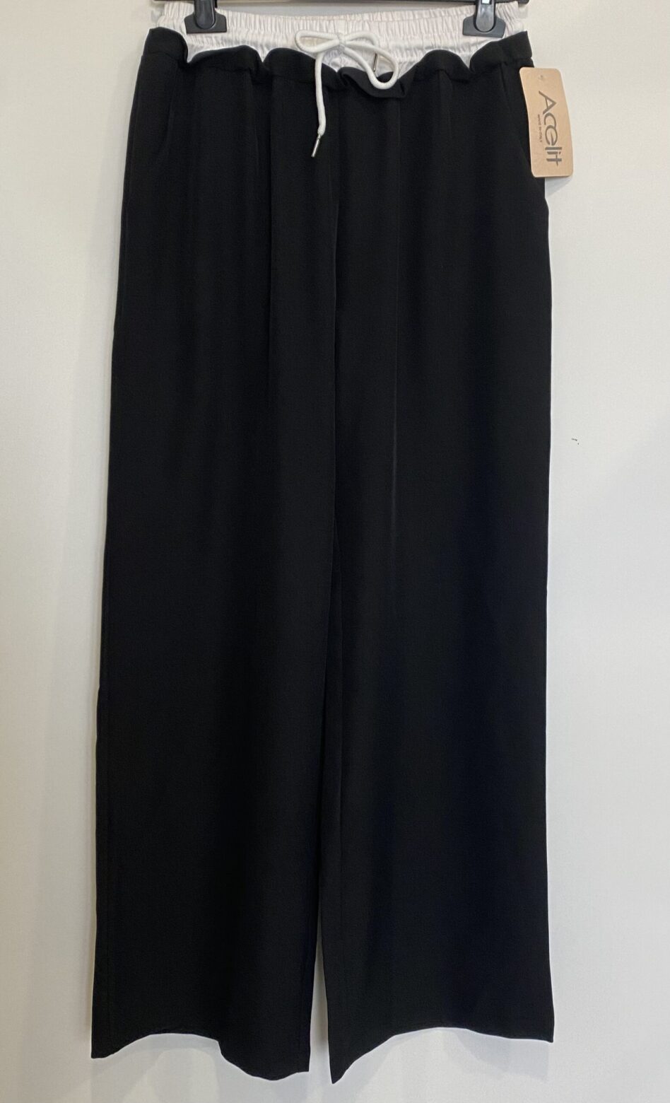 Pantalón tela con cintura elástica