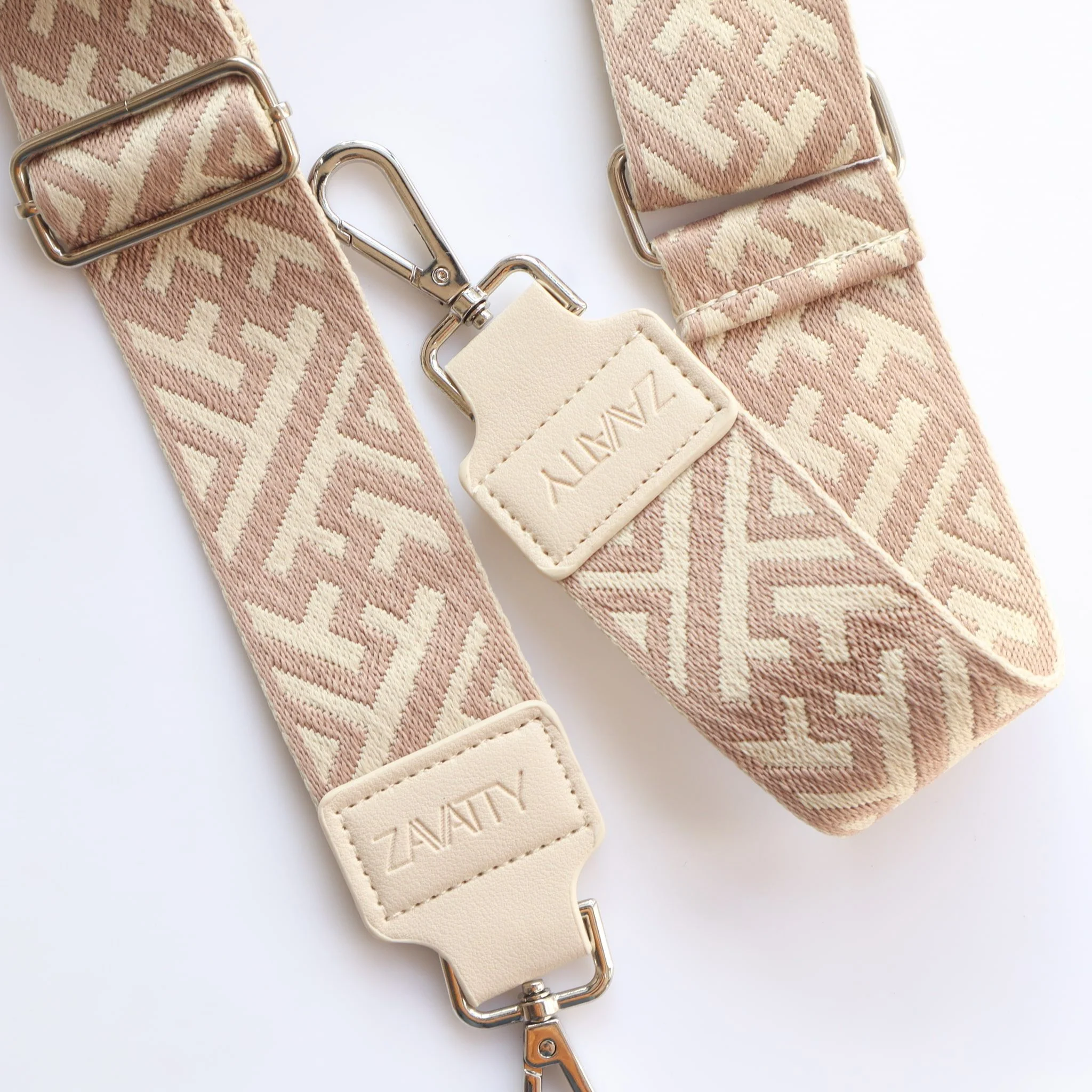 Reata para bolsos de mujer REA1 COLOR BEIGE CON NUDE