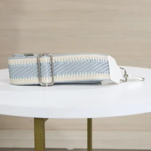 Reata para bolsos de mujer REA1 COLOR BLANCO CON BEIGE