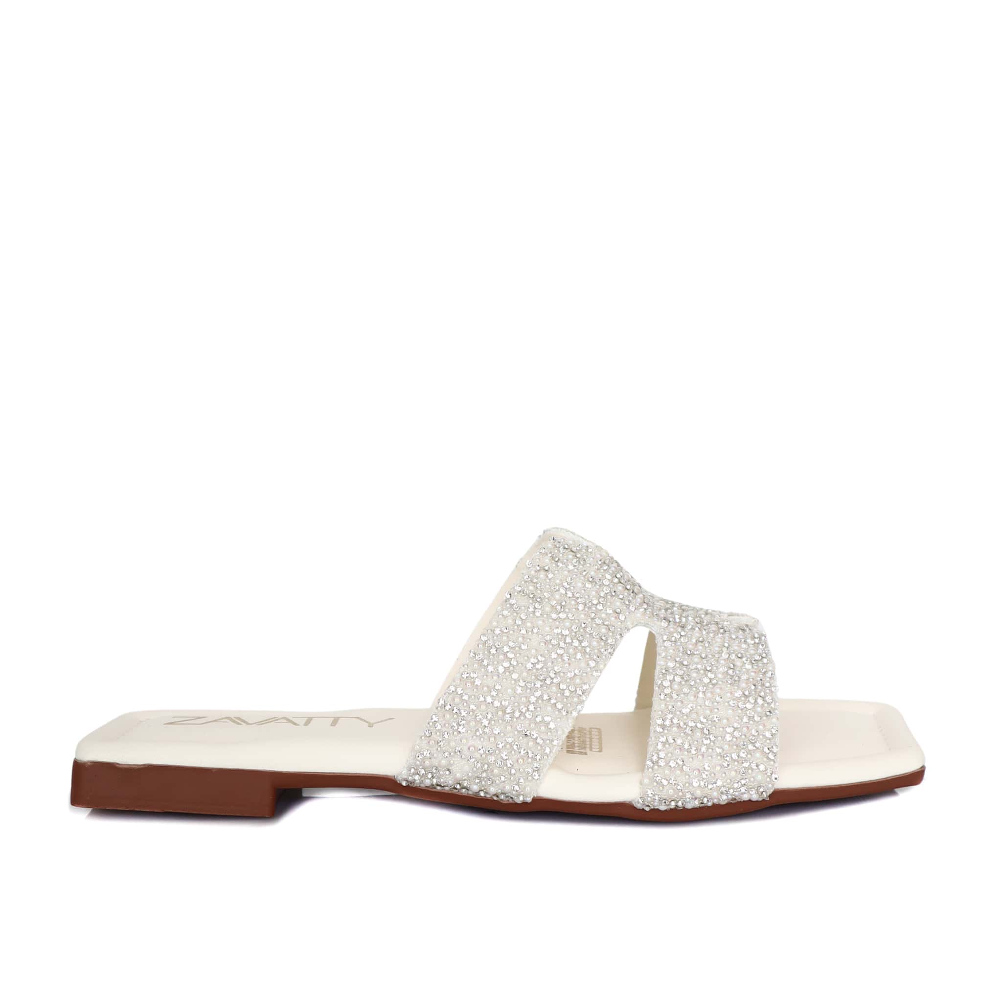 Sandalia plana para mujer 104-Z43