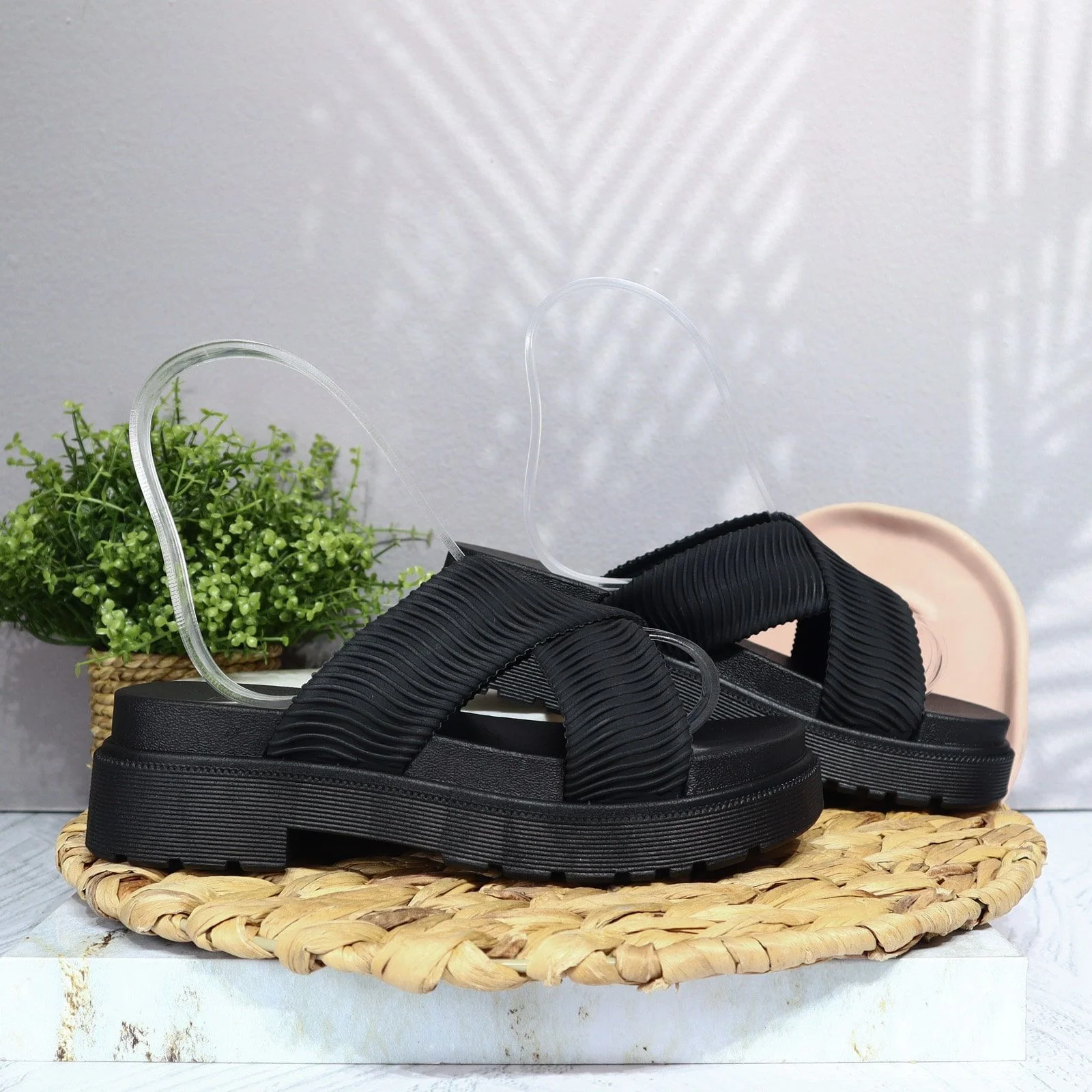 Sandalia plana para mujer 2504-Z457