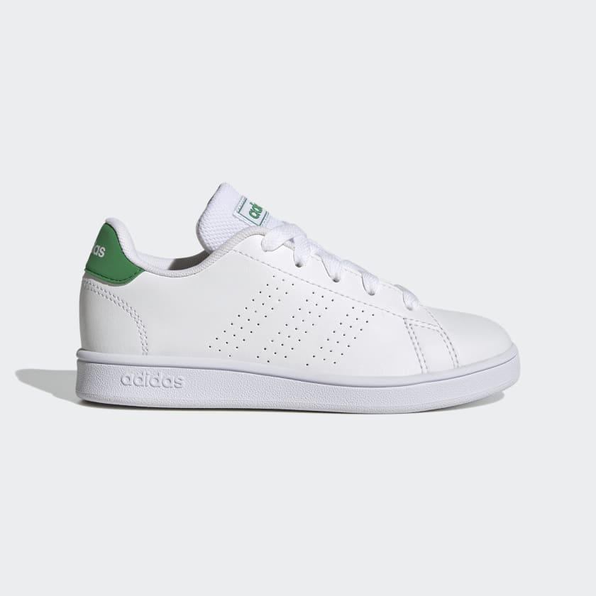 ADIDAS NIÑO ZAPATILLA ADVANTAGE K WHT/GRN/C BLK