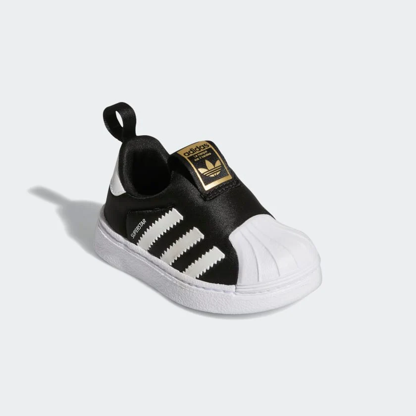 ADIDAS NIÑO ZAPATILLA SUPERSTAR 360 I BLACK/WHITE/GOLD