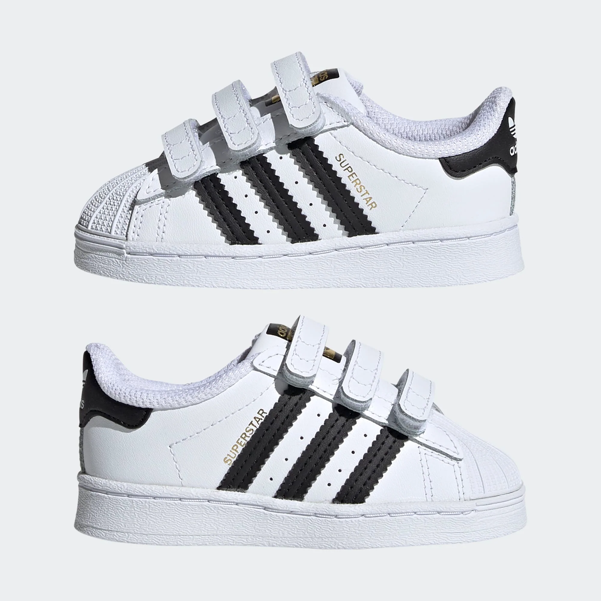 ADIDAS NIÑO ZAPATILLA SUPERSTAR CF I WHITE/C BLACK - Imagen 3