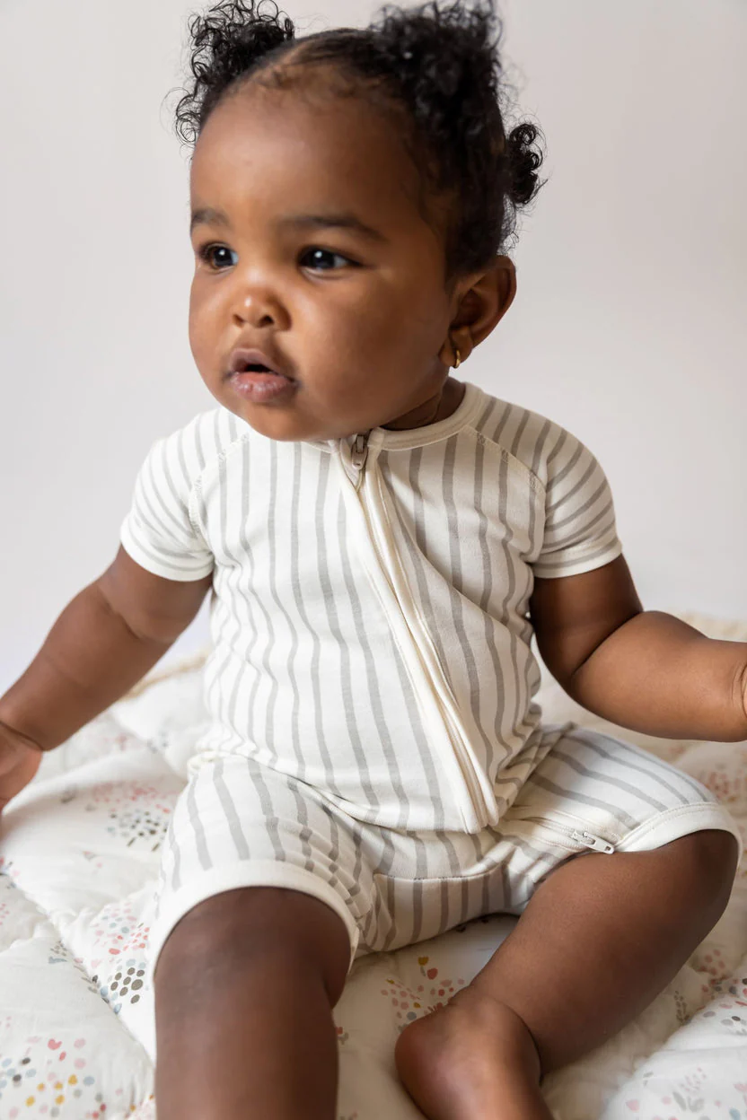 PEHR BEBE NIÑO PIJAMA STRIPES AWAY PEBBLE GREY Y13016