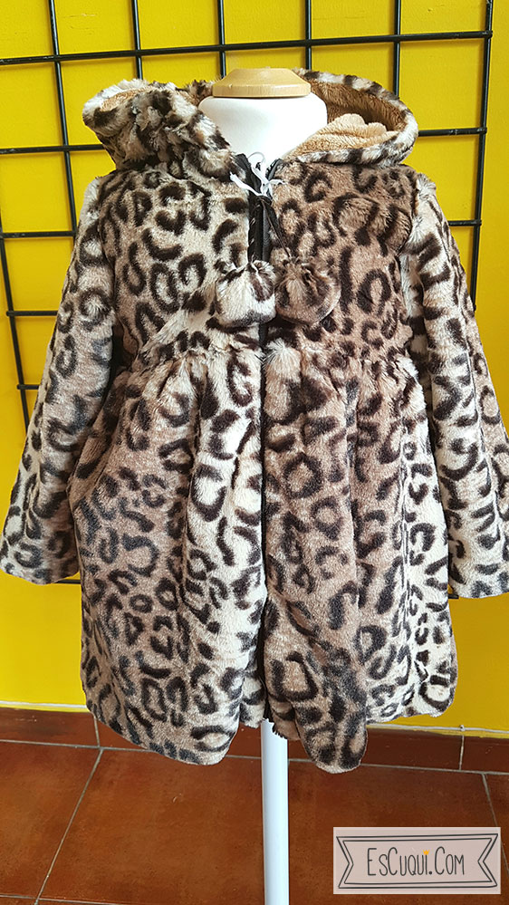 Abrigo Peluche – Leopardo
