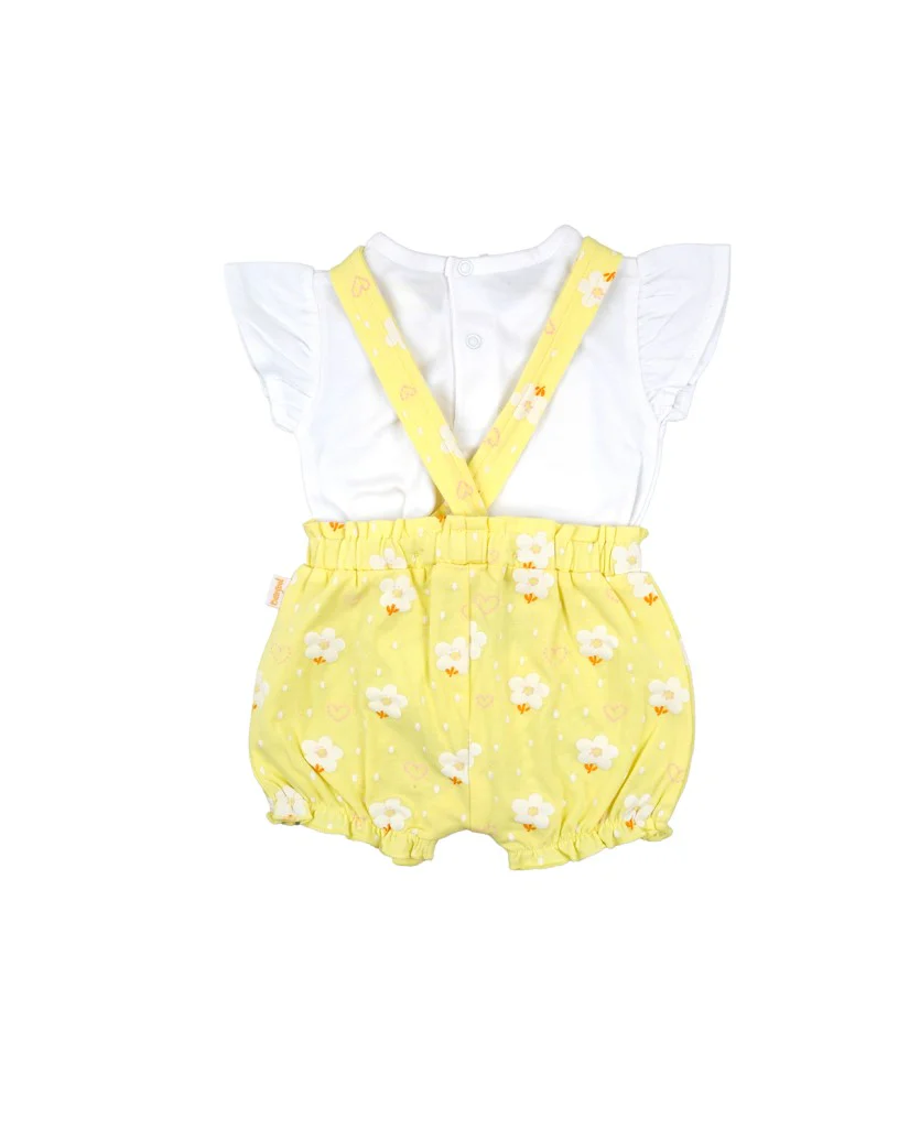 BABY BOL BEBE NIÑA CONJUNTO 2PK AMARILLO Y11154