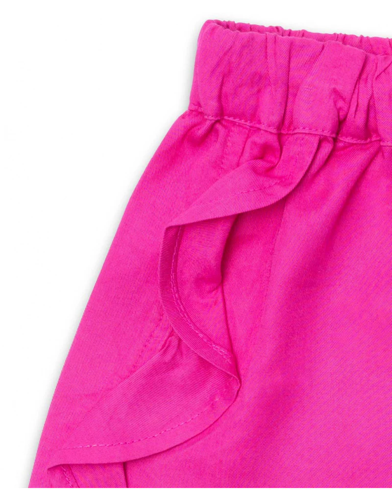 NATHKIDS NIÑA SHORT FULL BLOOM FUCSIA Y12644